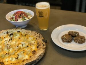 Pizza, beer, salad, cookies- Restaurant Week Special